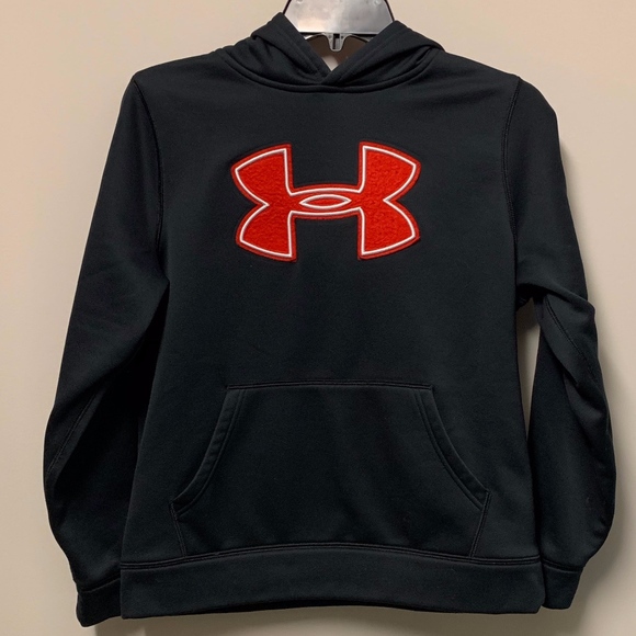 Black and Red Under Armour Sweatshirt - Picture 1 of 4